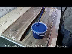 BPA آزاد عمیق ریخته رزین اپوکسی شفاف هنر ریختن سخت زمان کار طولانی