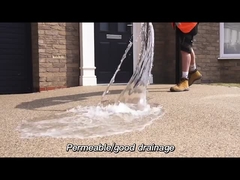 طرح های سفارشی رزین شسته سنگ صخره ای اپوکسی مقاومت در برابر لغزش و نگهداری آسان