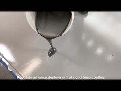 پوشش کف اپوکسی فلزی 1 میلی متر خود تراز کننده زرد رنگ بوی کم دوستانه با محیط زیست