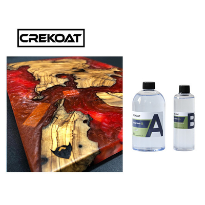 صنعت گچ ریخته گری کریستال شفاف Epoxy Art رزین مقاومت در برابر خراش