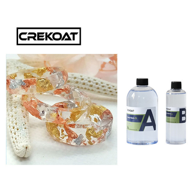 صنعت گچ ریخته گری کریستال شفاف Epoxy Art رزین مقاومت در برابر خراش