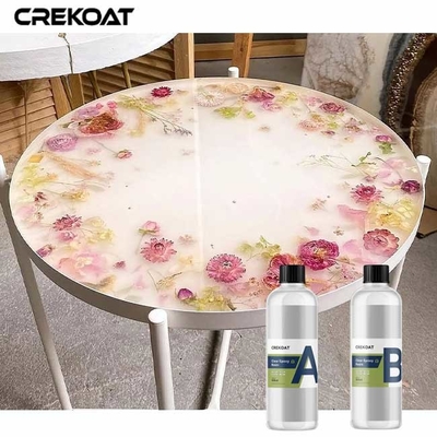پوشش رزین اپوکسی شفاف هنری برای ویژگی های رزین