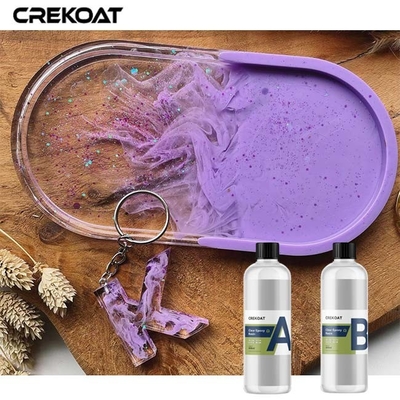 رنگ روشن Epoxy Resin UV Protection 1: 1 نسبت مخلوط کردن از طریق حجم