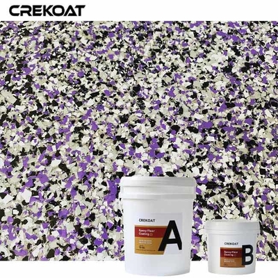پوشش کف فرش چند لایه ایپوکسی که دارای ثبات UV برای داخلی و خارجی است