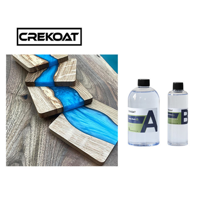 صنعت گچ ریخته گری کریستال شفاف Epoxy Art رزین مقاومت در برابر خراش